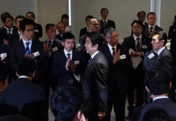 Shinzo Abe is the son of Shintaro Abe, a former leading member of the long-ruling LDP. (Photo: AAP)