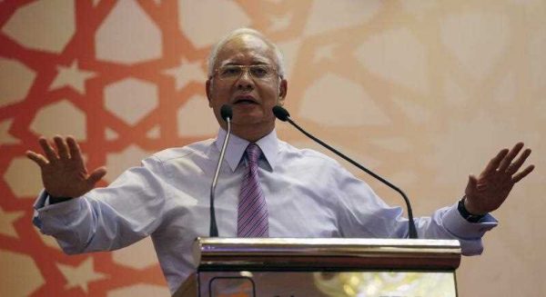 Malaysian Prime Minister Najib Razak delivers a speech during an event in Kuala Lumpur, Malaysia, 14 March 2016. (Photo: AAP).