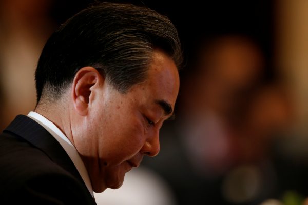 China's Foreign Minister Wang Yi arrives at a meeting on the sidelines of the ASEAN foreign ministers meeting in Vientiane, Laos, 25 July 2016. (Photo: Reuters)
