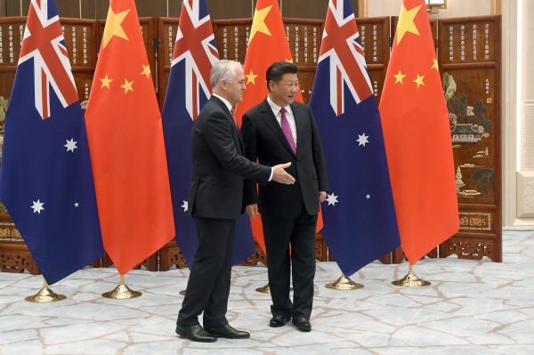 Australia's Prime Minister Malcolm Turnbull meets Chinese President Xi Jinping in Hangzhou (Photo: Reuters/Wang Zhao).