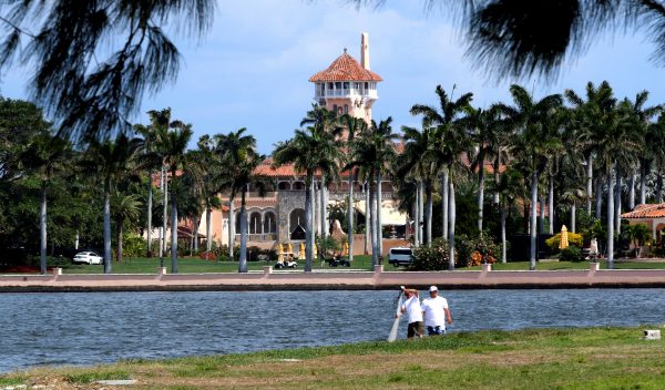 US President Donald Trump's Mar-a-Lago estate in Palm Beach is seen from West Palm Beach, Florida 5 March 2017 (Photo: Reuters/Joe Skipper)