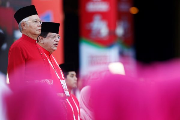 Malaysia's Prime Minister Najib Razak arrives to inspect an honour guard during the United Malays National Organization (UMNO) general assembly in Kuala Lumpur, Malaysia, 7 December 2017. (Photo: Reuters/Lai Seng Sin).