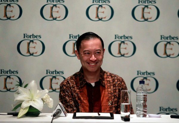 Indonesia's Investment Coordinating Board (BKPM) chairman Thomas Lembong speaks to the media on the sidelines of the Forbes Global CEO Conference in Jakarta, Indonesia, 30 November 2016 (Photo: Reuters/Iqro Rinaldi).