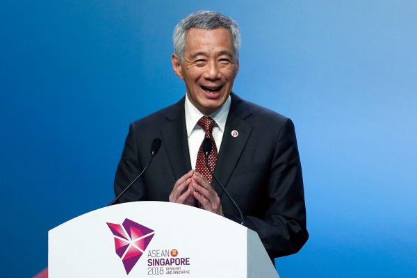 Singapore's Prime Minister Lee Hsien Loong smiles during the Closing Ceremony of the ASEAN Summit and Related Summit in Singapore, 15 November 2018 (Photo: Reuters/Edgar Su).