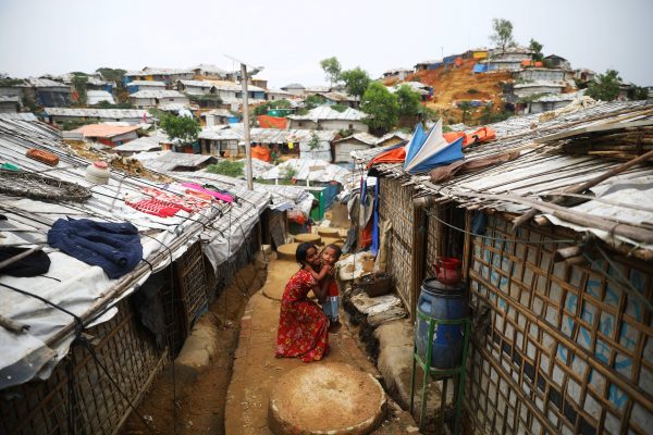 Rohingya children are seen at a refugee camp in Cox's Bazar, Bangladesh, 7 March 2019 (Photo: Reuters/Mohammad Ponir Hossain).