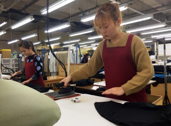 Technical trainees from Vietnam work at a knitwear factory in Mitsuke, Japan, 26 February 2019 (Photo: Reuters/Linda Sieg).