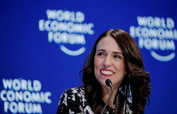 New Zealand's Prime Minister Jacinda Ardern smiles as she attends the World Economic Forum (WEF) annual meeting in Davos, Switzerland, 22 January 2019. (Photo: Reuters/Arnd Wiegmann).