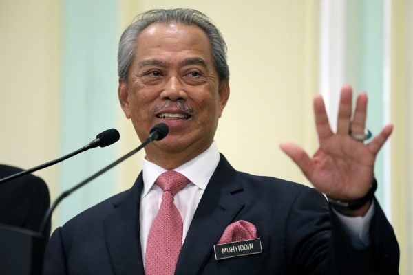 Malaysia's Prime Minister Muhyiddin Yassin speaks during a news conference in Putrajaya, Malaysia 11 March, 2020 (Photo: Reuters/Lim Huey Teng).