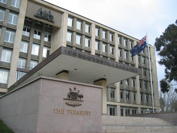 The Australian Treasury Building, Canberra, 10 July 2006. (Photo: Voyager/Wikimedia Commons; Creative Commons).