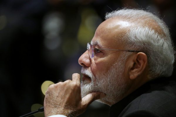 India's Prime Minister Narendra Modi speaks at a summit (Photo: Reuters/Athit Perawongmetha).