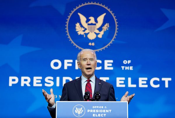 US President-elect Joe Biden announces nominees and appointees to serve on his health and coronavirus response teams, 8 December 2020 (Photo: Reuters/Kevin Lamarque).