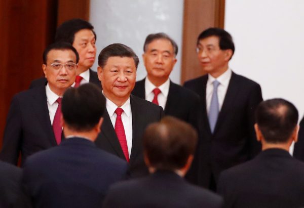 Chinese President Xi Jinping arrives for the National Day reception on the eve of the 71st anniversary of the founding of the People's Republic of China, in Beijing, China, 30 September 2020 (Photo: Reuters/Thomas Peter).