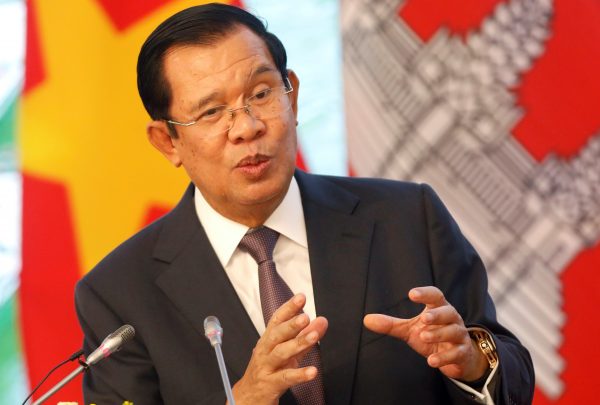 Cambodia's Prime Minister Hun Sen speaks with media during a news conference at the Government Office in Hanoi, Vietnam, 4 October, 2019 (Photo: Reuters/Kham/File Photo).