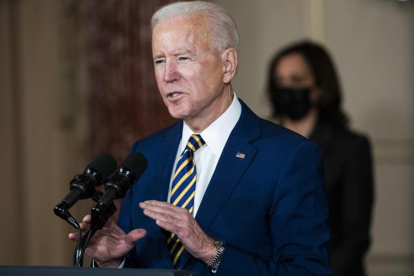 US President Joe Biden makes a foreign policy speech at the State Department in Washington DC, United States, 4 February 2021 (Photo: Reuters).