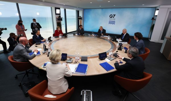 G7 Summit Group Session, Cornwall, England, 11 June 2021 (Photo: Reuters/Yomiuri Shimbun)