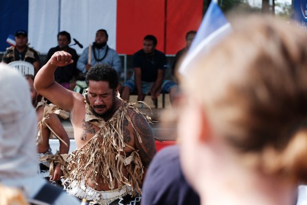 Dancers from the Wallis community, who are very much against independence, participated in the festivities. The political coalition 'Les Loyalistes' organised a picnic to launch its campaign against the independence of New Caledonia in the second referendum, Noumea. Sunday, 19 July, 2020. (Photo: Reuters).