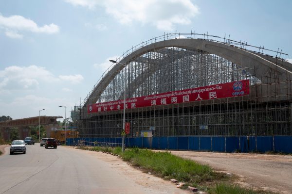 High Speed Railway bridge under construction, north of Vientiane, Laos. A Chinese project linking China with Vientiane, Vientiane, Laos, 20 October 2019. (Photo: Reuters/Geoff Marshall).