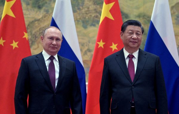 Russian President Vladimir Putin attends a meeting with Chinese President Xi Jinping in Beijing, China, 4 February 2022 (Photo: Reuters/Sputnik/Aleksey Druzhinin/Kremlin).