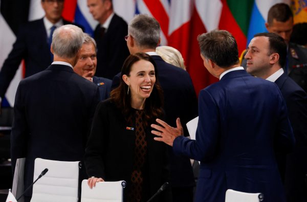 New Zealand's Prime Minister Jacinda Ardern attends a NATO summit in Madrid, Spain on 29 June 2022. (Photo: Reuters/Yves Herman)