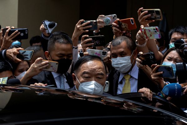 Acting Prime Minister Prawit Wongsuwan leaves the Government house as the Constitutional Court suspended Prime Minister Prayuth Chan-o-cha from official duties in Bangkok, Thailand, August 26, 2022. (Photo: Reuters/Athit Perawongmetha)