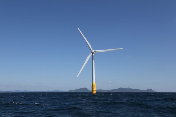 An offshore wind farm is set up by Goto City and Toda Corporation at the Gotō Islands in Goto City, Nagasaki Prefecture, Japan, 6 October 2020 (Photo: Reuters/Masaki Akizuki)