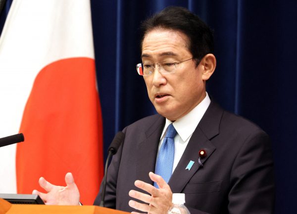 Japanese Prime Minister Fumio Kishida speaks during a news conference at his official residence in Tokyo, Japan, 28 October 2022. (Photo: Reuters/Yoshikazu Tsuno).