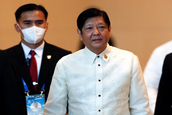 Philippine President Ferdinand Marcos Junior arrives to attend the APEC Leader's Informal Dialogue with Guests during the APEC 2022 in Bangkok, Thailand, 18 November 2022 (Photo: Rungroj Yongrit/Pool via Reuters).