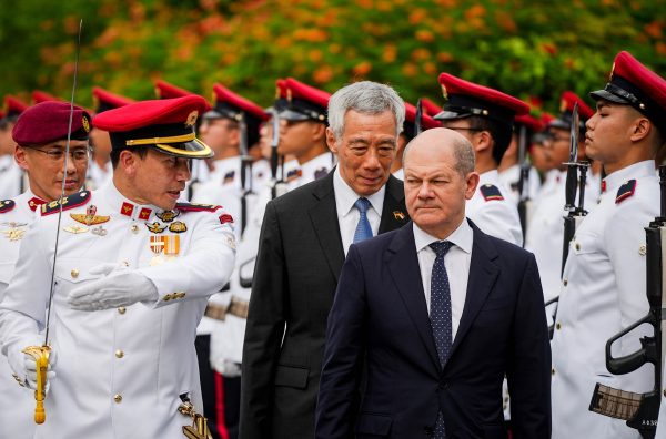 german chancellor visit singapore