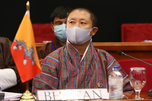 Bhutan’s Foreign Minister Dr.Tandi Dorji attends the Bay of Bengal Initiative for Multi-Sectoral Technical and Economic Cooperation (BIMSTEC) summit in Colombo on 29 March 2022 (Photo: Reuters/Pradeep Dambarage).