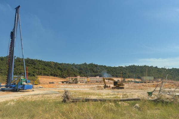 A general view of the construction site in Dara Sakor, a part of a new $3.8 billion China-backed investment zone encompassing 20 percent of Cambodia’s coastline, Koh Kong Province, Cambodia, 3 January 2020 (Photo: Reuters/Artur Widak).