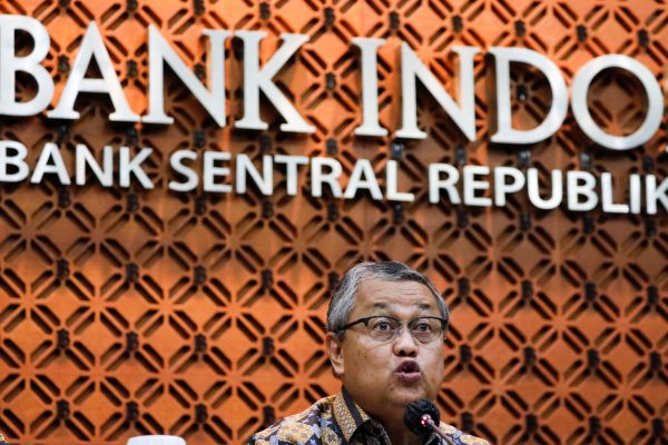 Indonesia's Central Bank Governor Perry Warjiyo speaks during a media briefing at Bank Indonesia headquarters in Jakarta, Indonesia, 19 January 2023 (Photo: REUTERS/Ajeng Dinar Ulfiana).