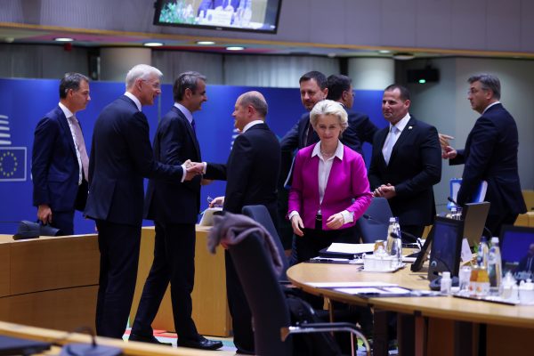 European Commission President Ursula von der Leyen attends the European Union leaders summit, as EU's leaders attempt to agree on Russian oil sanctions in response to Russia's invasion of Ukraine, in Brussels, Belgium, 30 May 2022 (Photo: Reuters/Johanna Geron).