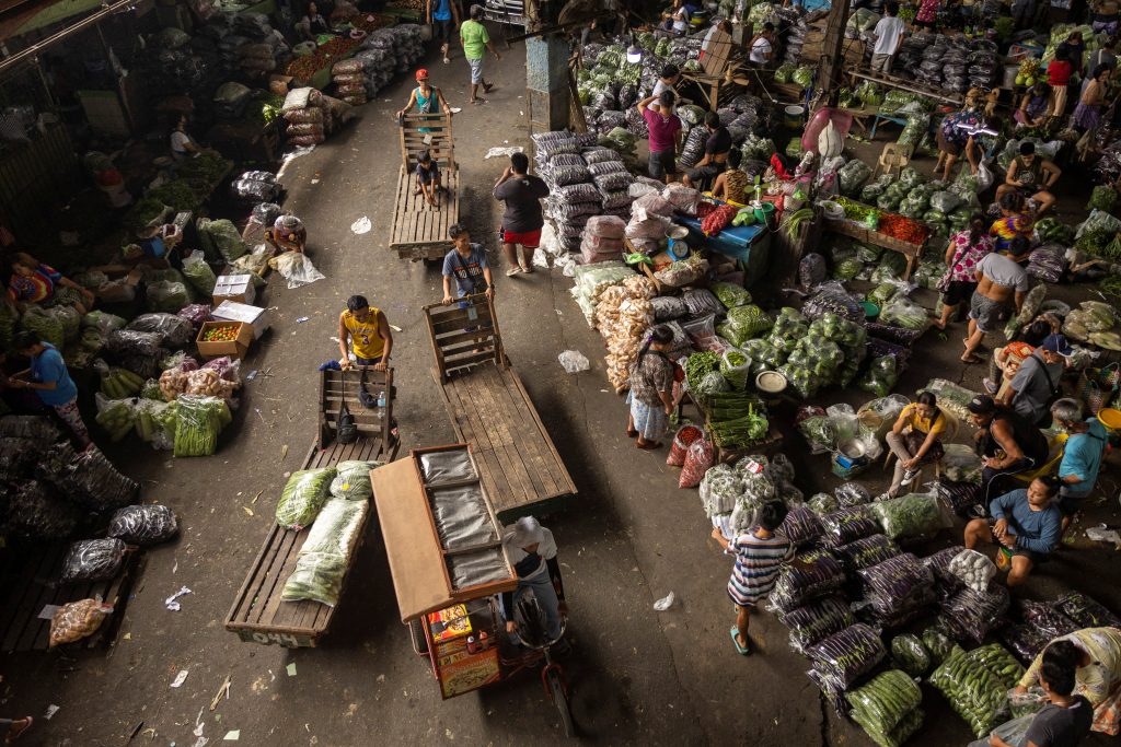 General view of a public market in Quezon City, Metro Manila, Philippines, 9 February 2023 (Photo: Reuters/Eloisa Lopez).
