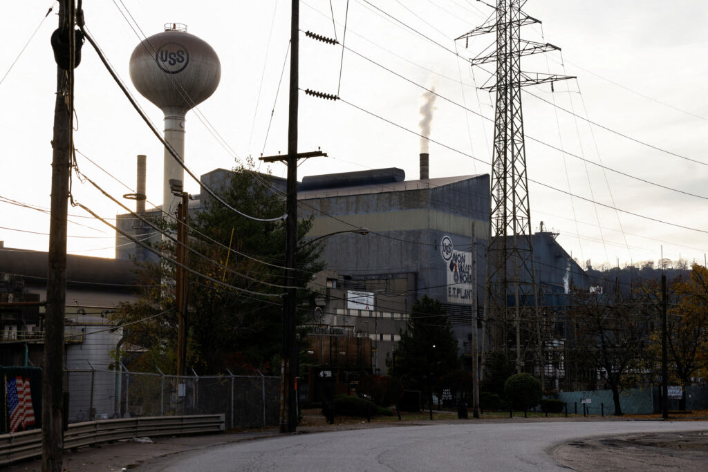 US Steel Edgar Thompson Works is seen in Braddock, Pennsylvania, 4 November 2022 (Photo: REUTERS/Quinn Glabicki).
