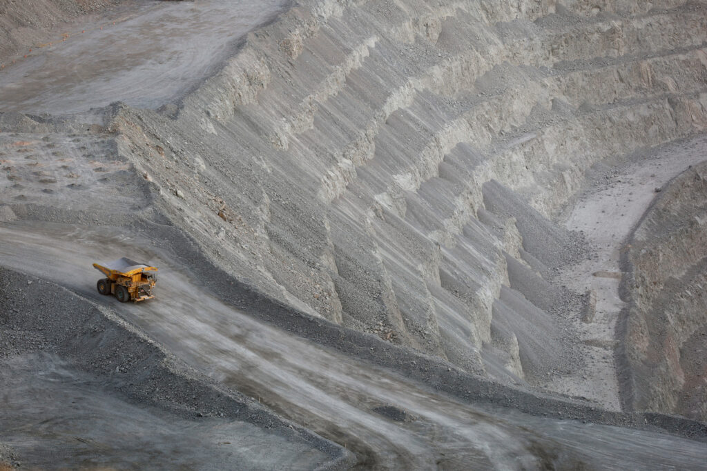 A view of an open pit mine at Oyu Tolgoi copper mine in the Gobi Desert, Mongolia, 14 March 2023 (Photo: Reuters/B Rentsendorj).